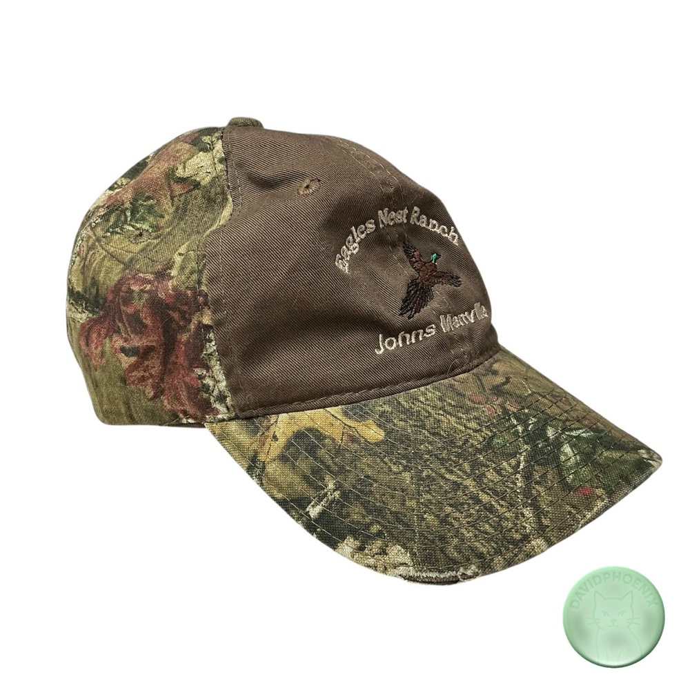Mossy Oak Camo Hat – Eagles Nest Ranch – Port Authority adjustable NWT